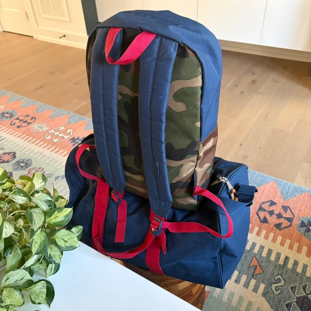 Herschel Supply Company Blue and Red Backpack and Duffel Set - Picture 6 of 8